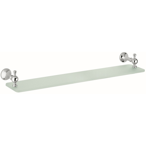 #ETAGERE EN VERRE DEPOLI REGENCY 60 CM CHROME***FIN DEF
