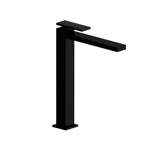 MITIGEUR LAVABO TABULA HAUT AVEC VIDAGE UP&DOWN® BLACK MAT