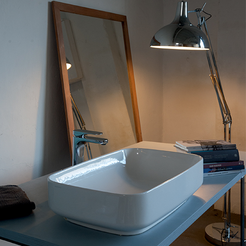 #LAVABO TRIBECA 60X38 A ENCASTRER SANS PLAGE***/FIN