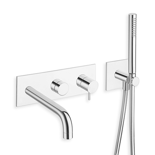 $FACADE EXTERNE TRIVERDE BAIN DOUCHE MURAL 3 SORTIES SS MECA EX TV110
