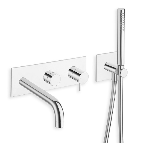 #FACADE EXTERNE TRIVERDE BAIN DOUCHE MURAL 3 SORTIES DORE***/TV10352