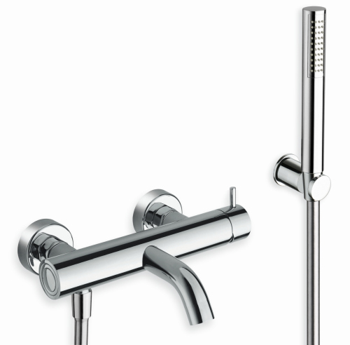 BAIN/DOUCHE TRIVERDE + KIT DOUCHETTE/FLEXIBLE/SUP CHROME