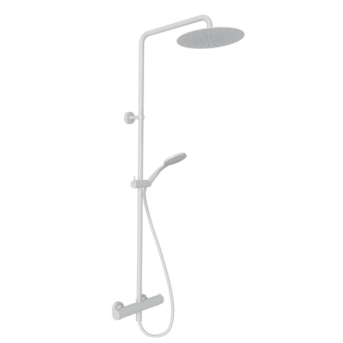 COLONNE DE DOUCHE THERMOSTATIQUE THETA COLORS WHITEMAT