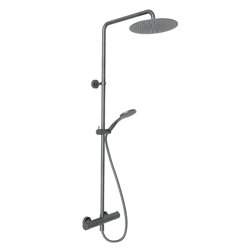 COLONNE DE DOUCHE THERMOSTATIQUE THETA COLORS METAL BROSSE