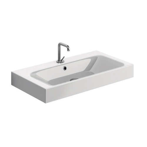 LAVABO CERAMIQUE CENTO A POSER OU A SUSPENDRE 80-45 CM