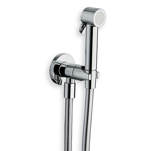 KIT WC EF ENCASTRE AVEC ROBINET D'ARRET CHROME