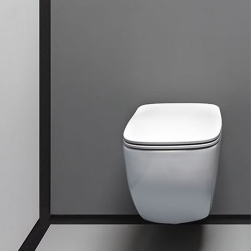 BLOC WC CENTO SUSPENDU AVEC ABATTANT SOFT CLOSE NO RIM 