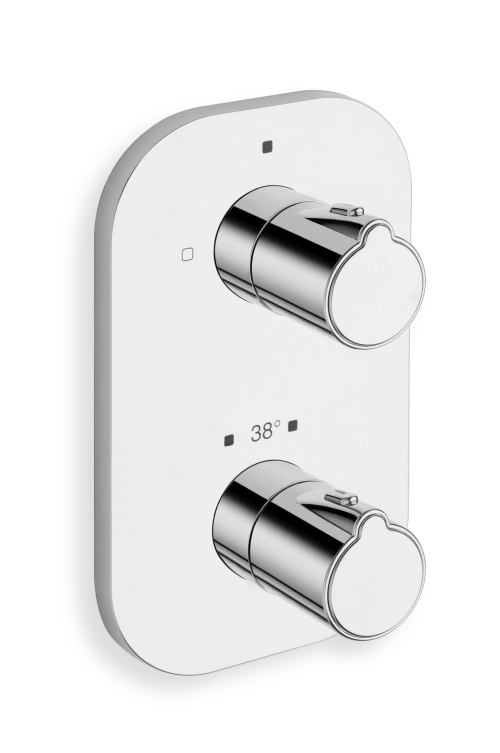 FACADE EXTERNE NEW DAY ABS THERMOSTATIQUE 1 SORTIE CHROME