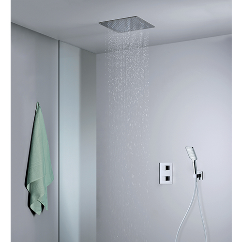 PACK ENCASTRE DOUCHE THERMOSTATIQUE PLAFOND CLASSIQUE