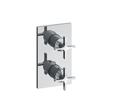 #FACADE EXTERNE CROSS ROAD LAITON 3 SORTIES CHROME***FIN