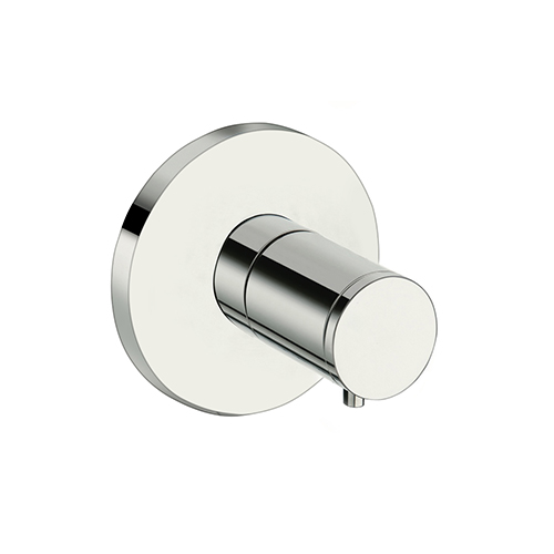 FACADE EXTERNE RONDE TRIVERDE POUR ROBINET D'ARRET PD710/750 CHROME