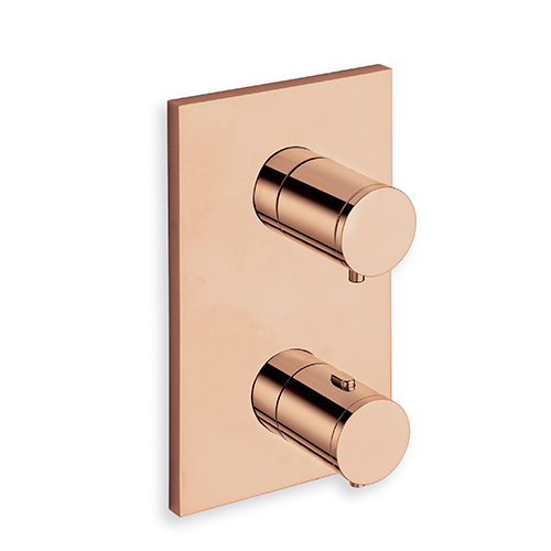 #FACADE EXTERNE TRIVERDE LAITON 2 SORTIES OR ROSE***/46P