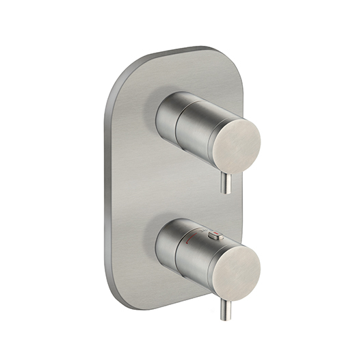 $ FACADE EXTERNE THERMOSTATIQUE PIX INOX 2 SORTIES